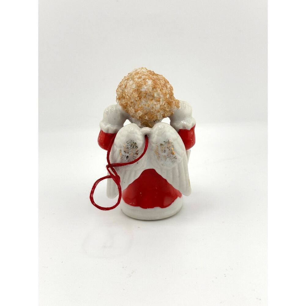 Vintage Signed Japan Christmas Carol Angel Choirboy Ceramic Ornament‎ - Picture 4 of 6